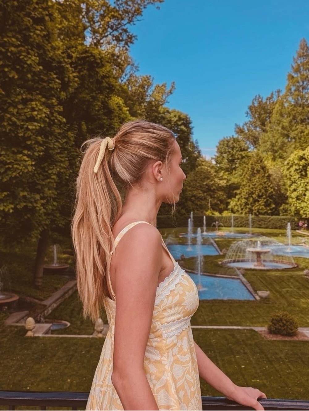 Francesca's Collections Yellow and White Floral Mini Dress COPY